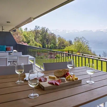 Appartement Terrasses De Lavaux Moderne Avec Vue Panoramique&piscine