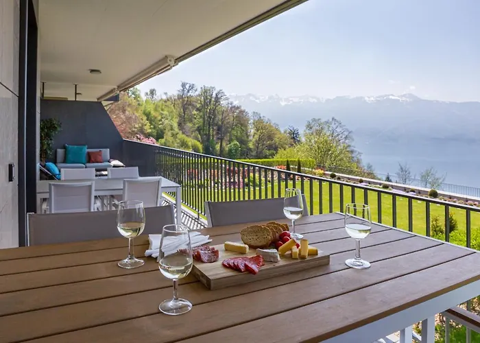 Appartement Les Terrasses De Lavaux 1 - De Luxe Avec Vue Panoramique Et Piscine
