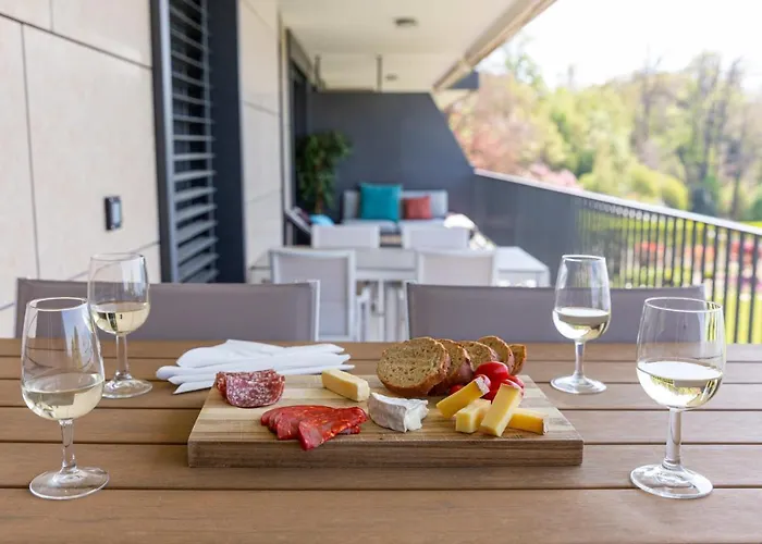 Les Terrasses De Lavaux 1 - De Luxe Avec Vue Panoramique Et Piscine Apartament